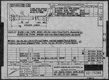 Manufacturer's drawing for North American Aviation B-25 Mitchell Bomber. Drawing number 62-73349