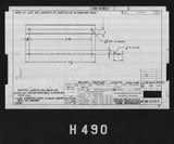 Manufacturer's drawing for North American Aviation B-25 Mitchell Bomber. Drawing number 98-61657