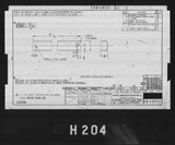 Manufacturer's drawing for North American Aviation B-25 Mitchell Bomber. Drawing number 98-58531