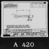Manufacturer's drawing for Lockheed Corporation P-38 Lightning. Drawing number 196787