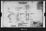 Manufacturer's drawing for North American Aviation B-25 Mitchell Bomber. Drawing number 98-611105