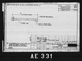 Manufacturer's drawing for North American Aviation B-25 Mitchell Bomber. Drawing number 108-51854
