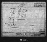 Manufacturer's drawing for North American Aviation B-25 Mitchell Bomber. Drawing number 98-531530