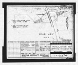 Manufacturer's drawing for Boeing Aircraft Corporation B-17 Flying Fortress. Drawing number 1-16374
