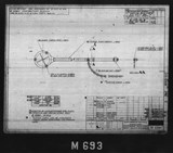 Manufacturer's drawing for North American Aviation B-25 Mitchell Bomber. Drawing number 98-61064