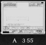 Manufacturer's drawing for Lockheed Corporation P-38 Lightning. Drawing number 195850