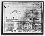 Manufacturer's drawing for Beechcraft AT-10 Wichita - Private. Drawing number 106126