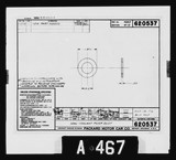 Manufacturer's drawing for Packard Packard Merlin V-1650. Drawing number 620537