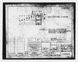 Manufacturer's drawing for Beechcraft AT-10 Wichita - Private. Drawing number 104989