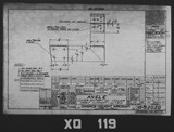 Manufacturer's drawing for Chance Vought F4U Corsair. Drawing number 33050