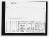 Manufacturer's drawing for Beechcraft AT-10 Wichita - Private. Drawing number 107785