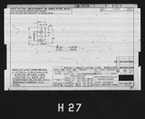 Manufacturer's drawing for North American Aviation B-25 Mitchell Bomber. Drawing number 98-54120