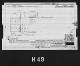 Manufacturer's drawing for North American Aviation B-25 Mitchell Bomber. Drawing number 98-54344