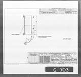 Manufacturer's drawing for Bell Aircraft P-39 Airacobra. Drawing number 33-741-072