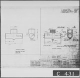 Manufacturer's drawing for Curtiss-Wright P-40 Warhawk. Drawing number 75-33-015