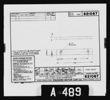 Manufacturer's drawing for Packard Packard Merlin V-1650. Drawing number 621087