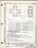 Manufacturer's drawing for Generic Parts - Aviation Standards. Drawing number an827