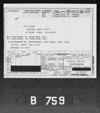 Manufacturer's drawing for Boeing Aircraft Corporation B-17 Flying Fortress. Drawing number 1-23547