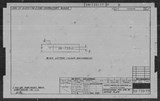 Manufacturer's drawing for North American Aviation B-25 Mitchell Bomber. Drawing number 98-735177