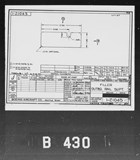 Manufacturer's drawing for Boeing Aircraft Corporation B-17 Flying Fortress. Drawing number 1-21045