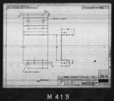 Manufacturer's drawing for North American Aviation B-25 Mitchell Bomber. Drawing number 98-48901