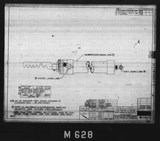 Manufacturer's drawing for North American Aviation B-25 Mitchell Bomber. Drawing number 98-580370