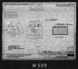 Manufacturer's drawing for North American Aviation B-25 Mitchell Bomber. Drawing number 98-53333