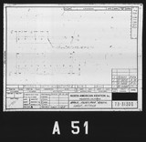 Manufacturer's drawing for North American Aviation P-51 Mustang. Drawing number 73-31300