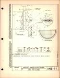 Manufacturer's drawing for Generic Parts - Aviation Standards. Drawing number an3144