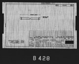 Manufacturer's drawing for North American Aviation B-25 Mitchell Bomber. Drawing number 108-488201