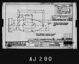 Manufacturer's drawing for North American Aviation B-25 Mitchell Bomber. Drawing number 108-71118