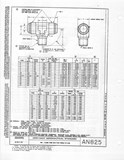 Manufacturer's drawing for Generic Parts - Aviation General Manuals. Drawing number AN825