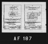 Manufacturer's drawing for North American Aviation B-25 Mitchell Bomber. Drawing number 1d87