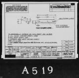 Manufacturer's drawing for Lockheed Corporation P-38 Lightning. Drawing number 198268