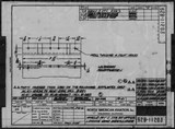 Manufacturer's drawing for North American Aviation B-25 Mitchell Bomber. Drawing number 62B-11203