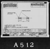Manufacturer's drawing for Lockheed Corporation P-38 Lightning. Drawing number 198077