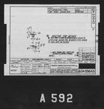 Manufacturer's drawing for North American Aviation B-25 Mitchell Bomber. Drawing number 62A-33643