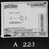 Manufacturer's drawing for Lockheed Corporation P-38 Lightning. Drawing number 194196