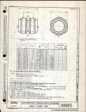 Manufacturer's drawing for Generic Parts - Aviation Standards. Drawing number an815