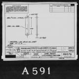 Manufacturer's drawing for Lockheed Corporation P-38 Lightning. Drawing number 199576