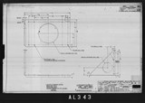 Manufacturer's drawing for North American Aviation B-25 Mitchell Bomber. Drawing number 108-712186