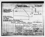 Manufacturer's drawing for Beechcraft Beech Staggerwing. Drawing number D173027