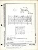 Manufacturer's drawing for Generic Parts - Aviation Standards. Drawing number an508