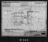 Manufacturer's drawing for North American Aviation B-25 Mitchell Bomber. Drawing number 98-53487