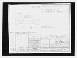 Manufacturer's drawing for Beechcraft AT-10 Wichita - Private. Drawing number 107347