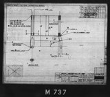 Manufacturer's drawing for North American Aviation B-25 Mitchell Bomber. Drawing number 98-61607