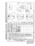 Manufacturer's drawing for Generic Parts - Aviation General Manuals. Drawing number AN3022