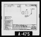 Manufacturer's drawing for Packard Packard Merlin V-1650. Drawing number 620768