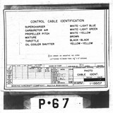 Manufacturer's drawing for Boeing Aircraft Corporation B-17 Flying Fortress. Drawing number 1-19957