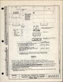 Manufacturer's drawing for Generic Parts - Aviation Standards. Drawing number an3533